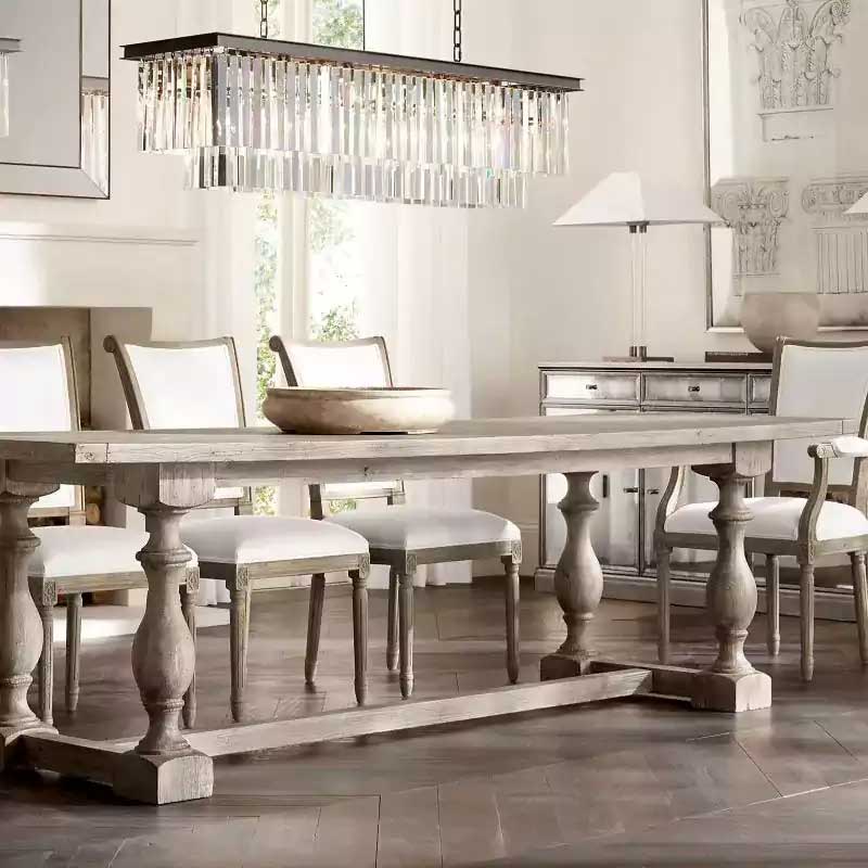 1920s Odena Rectangular Chandelier 49"
