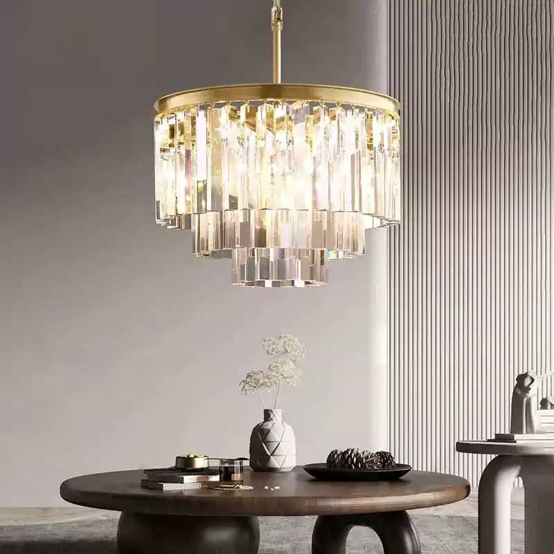1920s Odena Round Chandelier 20"