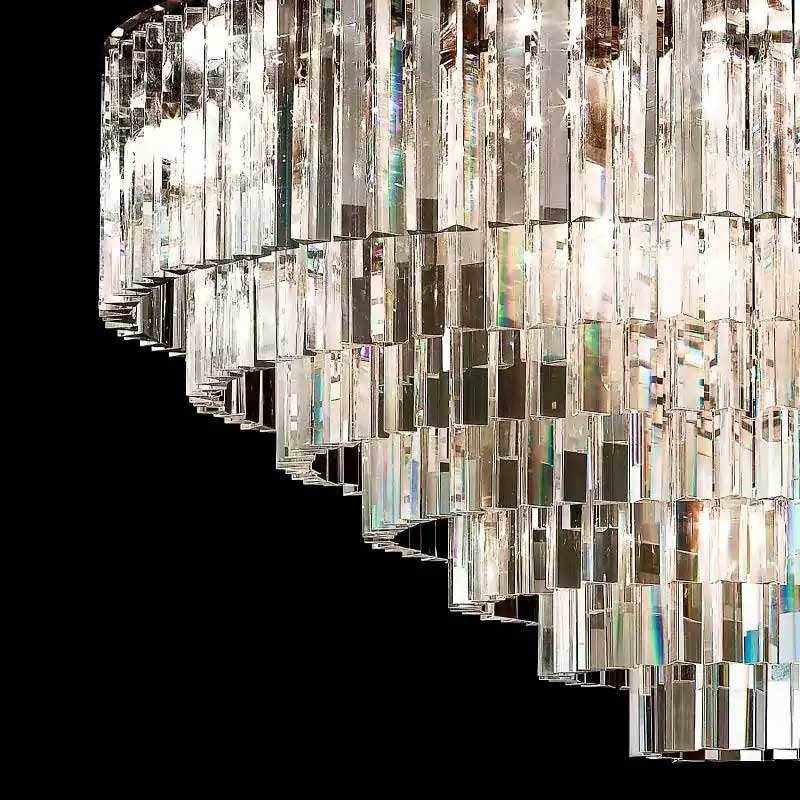 1920s Odena Round Chandelier 44"