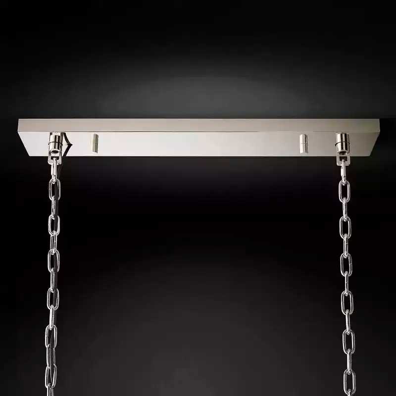 1920s Odena Rectangular Chandelier 40"