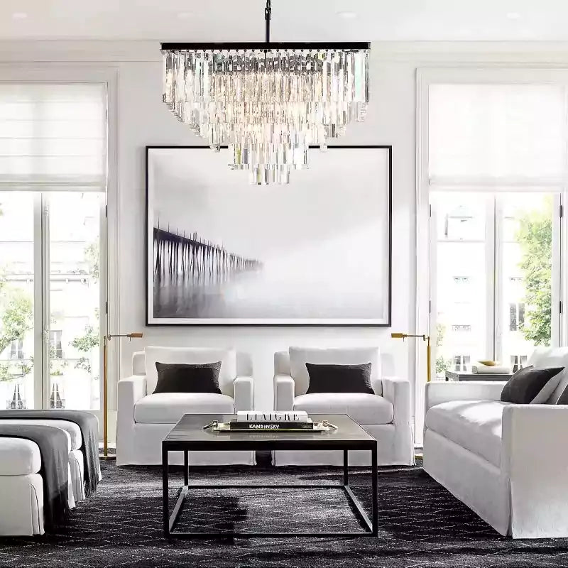 1920s Odena Square Chandelier 47"