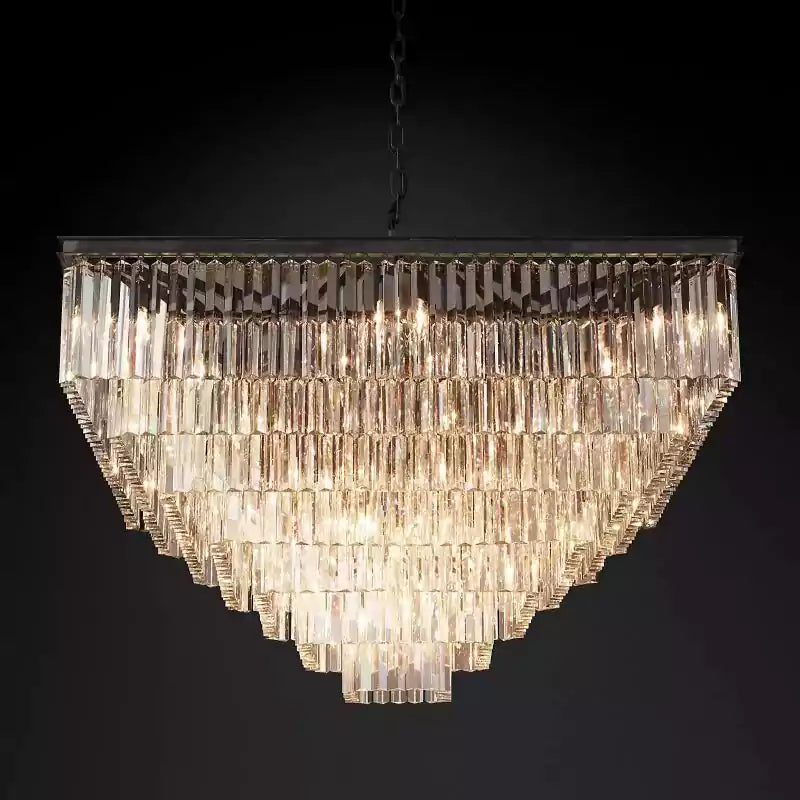 1920s Odena Square Chandelier 47"