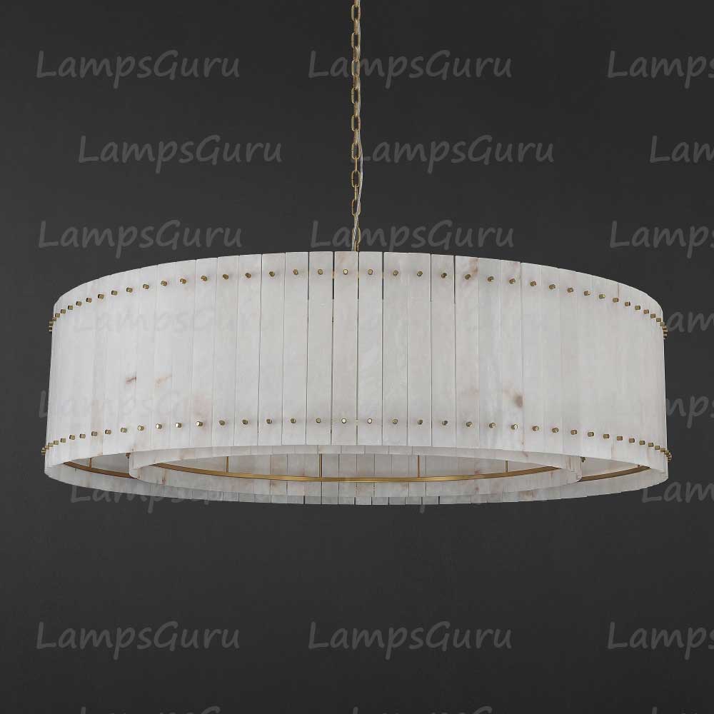 LG San Marko 60 Inch Alabaster Round Chandelier