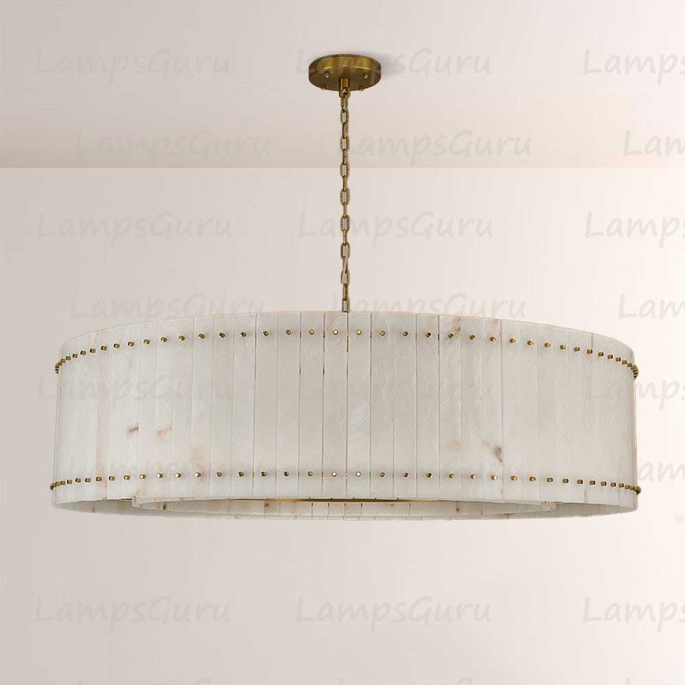 LG San Marko 60 Inch Alabaster Round Chandelier