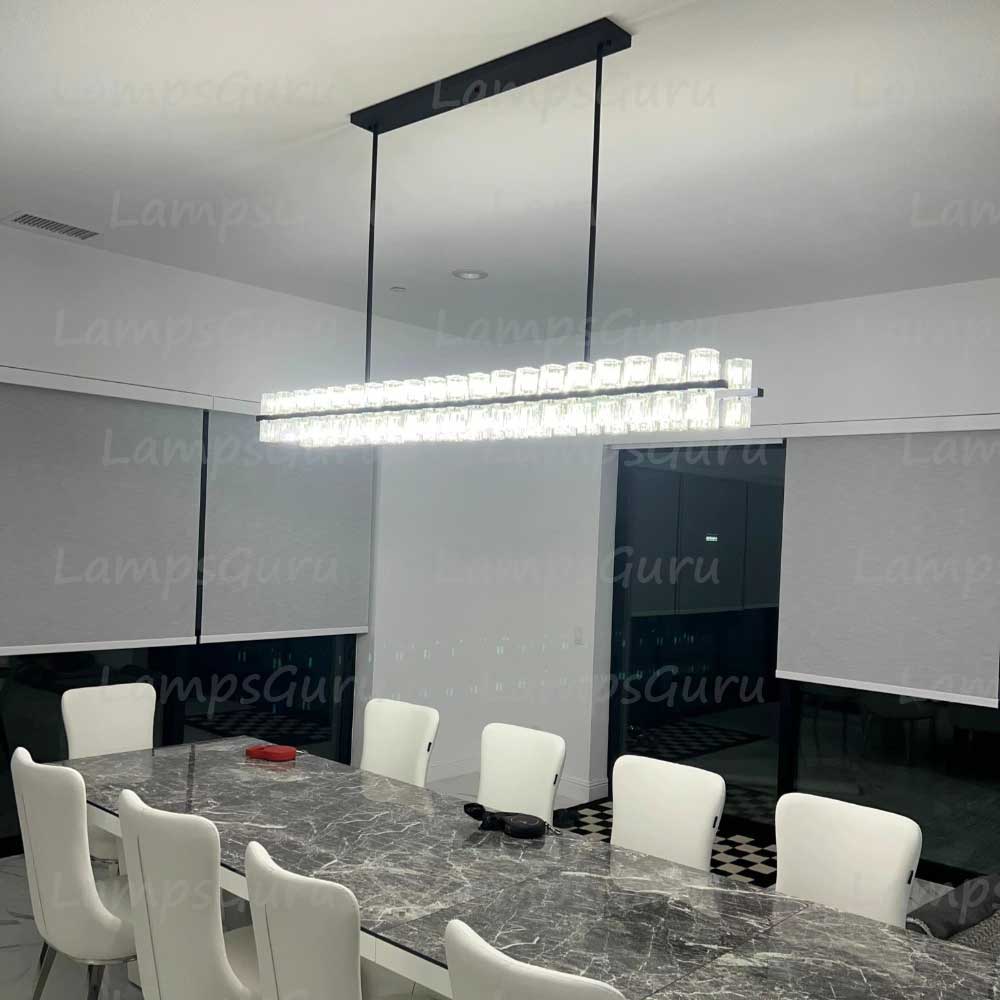LG Arca LED Rectangular Chandelier 54"
