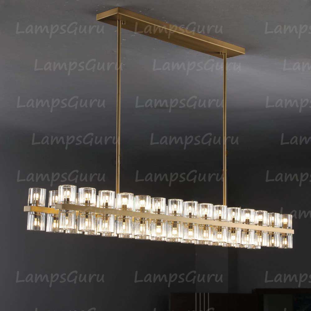 LG Arca LED Rectangular Chandelier 54"