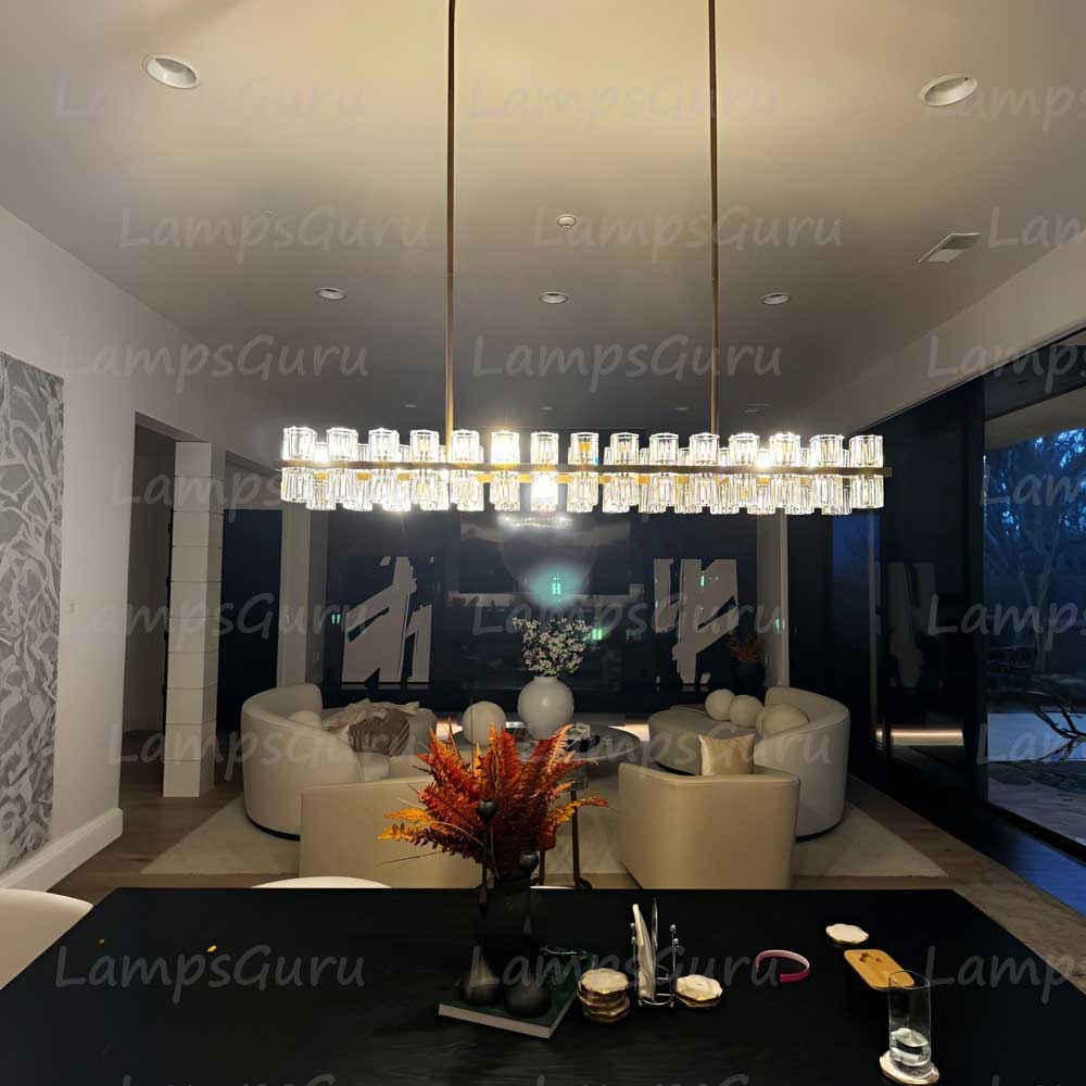 LG Arca LED Rectangular Chandelier 54"