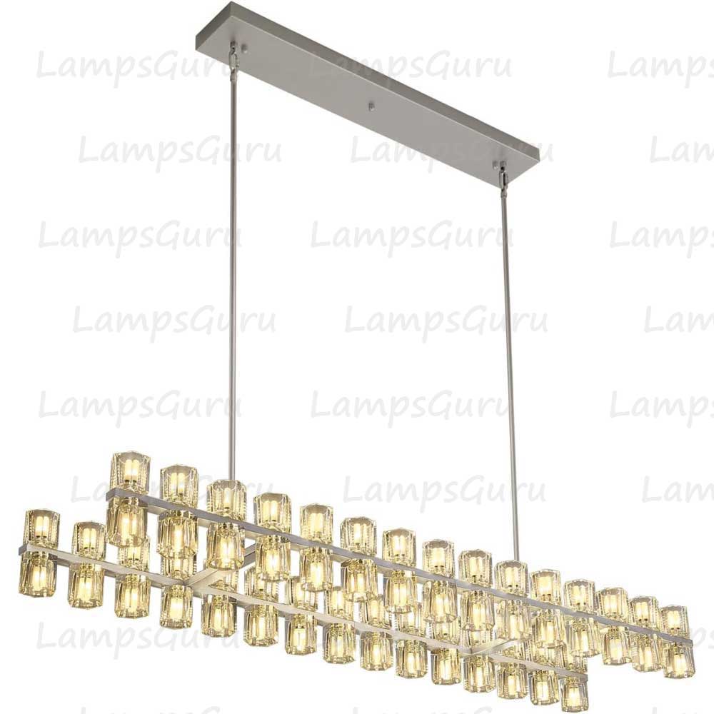 LG Arca LED Rectangular Chandelier 54"