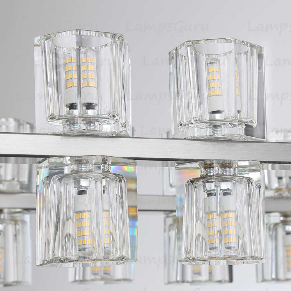 LG Arca LED Rectangular Chandelier 54"