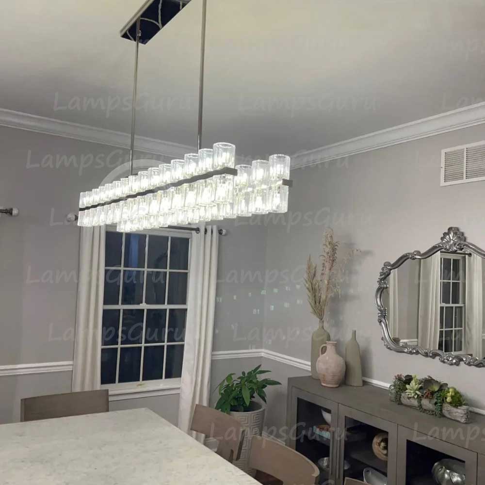 LG Arca LED Rectangular Chandelier 54"