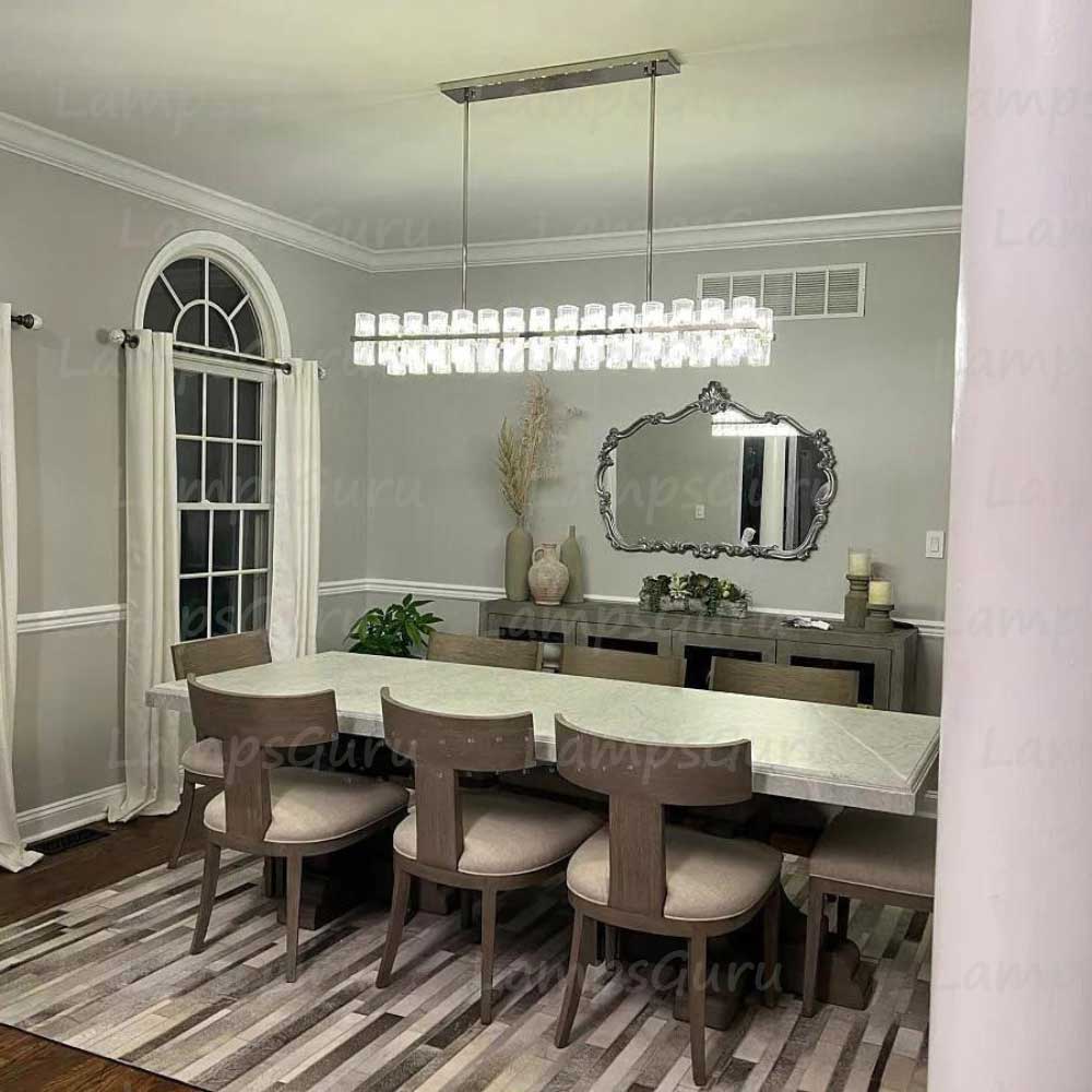 LG Arca LED Rectangular Chandelier 54"