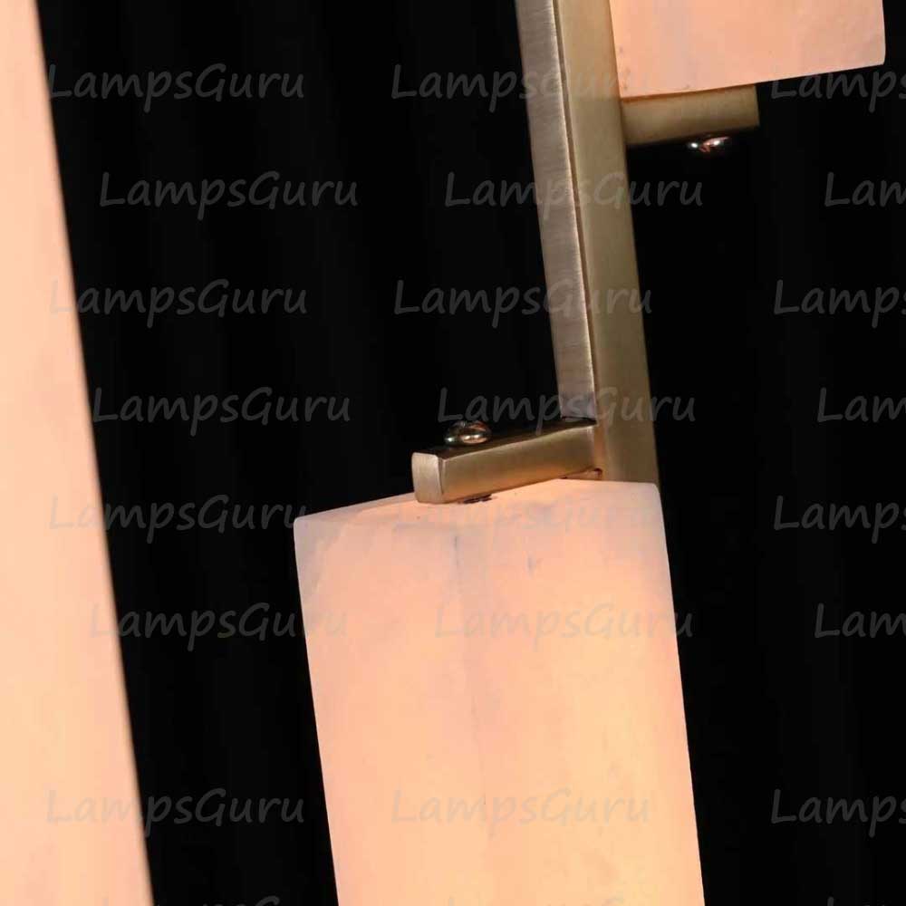 24 Inch Alabaster Prism Cascading Chandelier - LG Audon