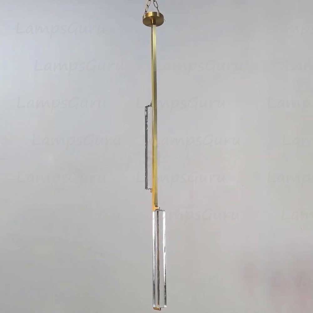 Grand Crystal Prism Pendant Light - LG Audon