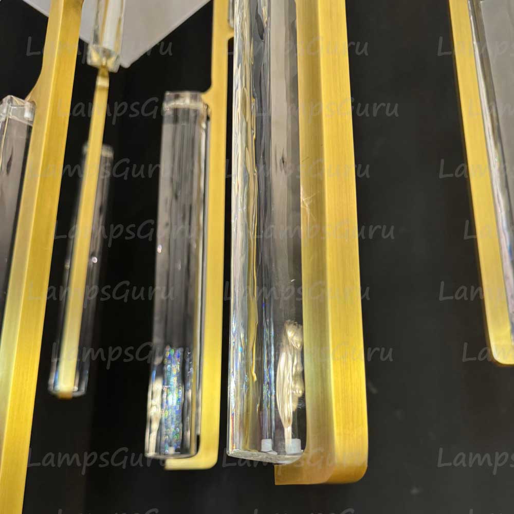 40 Inch Grand Crystal Prism Cascading Chandelier - LG Audon
