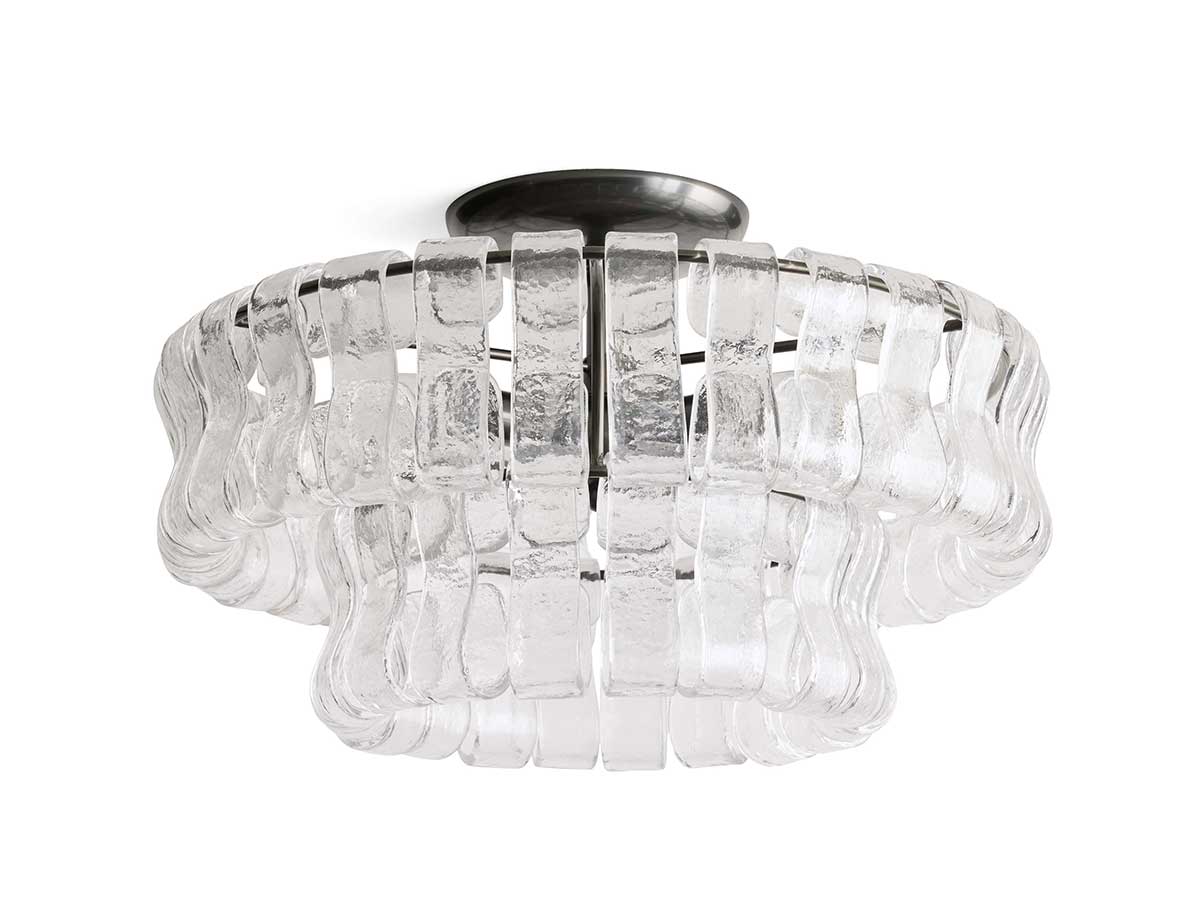 Ghiaccios Modern Glass Flushmount