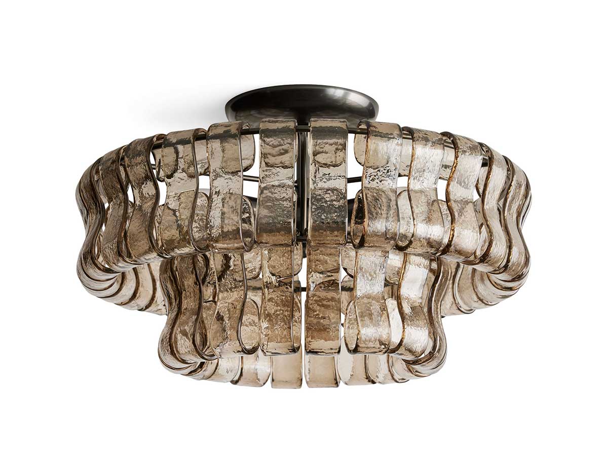 Ghiaccios Modern Glass Flushmount