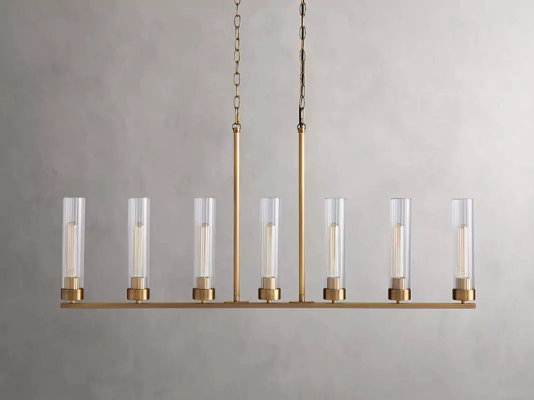 Andreaso Glass Linear Chandelier