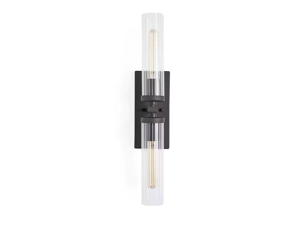 Andreaso 2-Light Glass Wall Sconce
