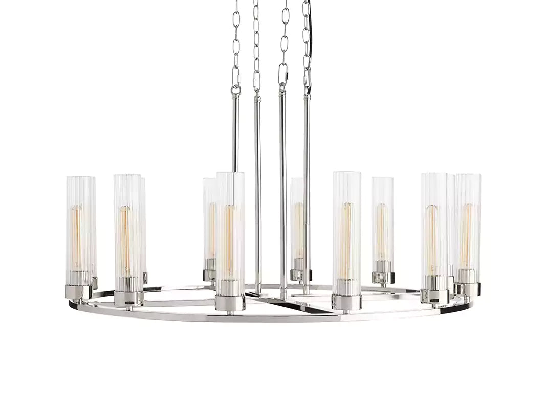 Andreaso Round Glass Chandelier 30" 40"