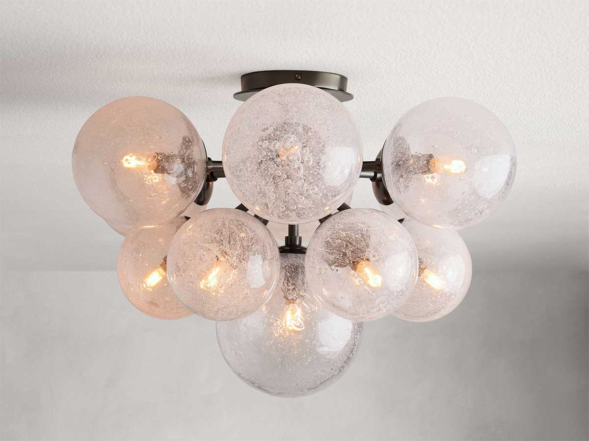 Mandozar Glass Flushmount