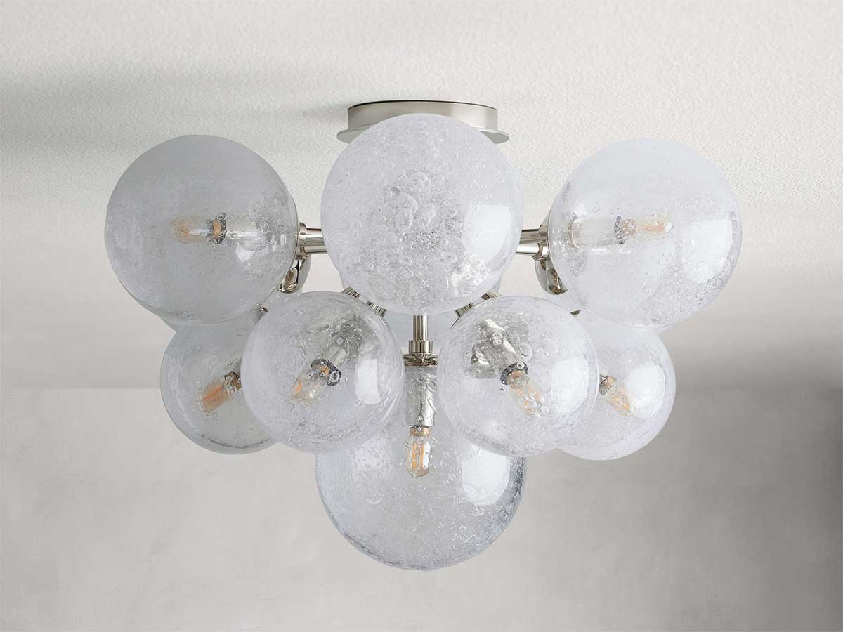 Mandozar Glass Flushmount