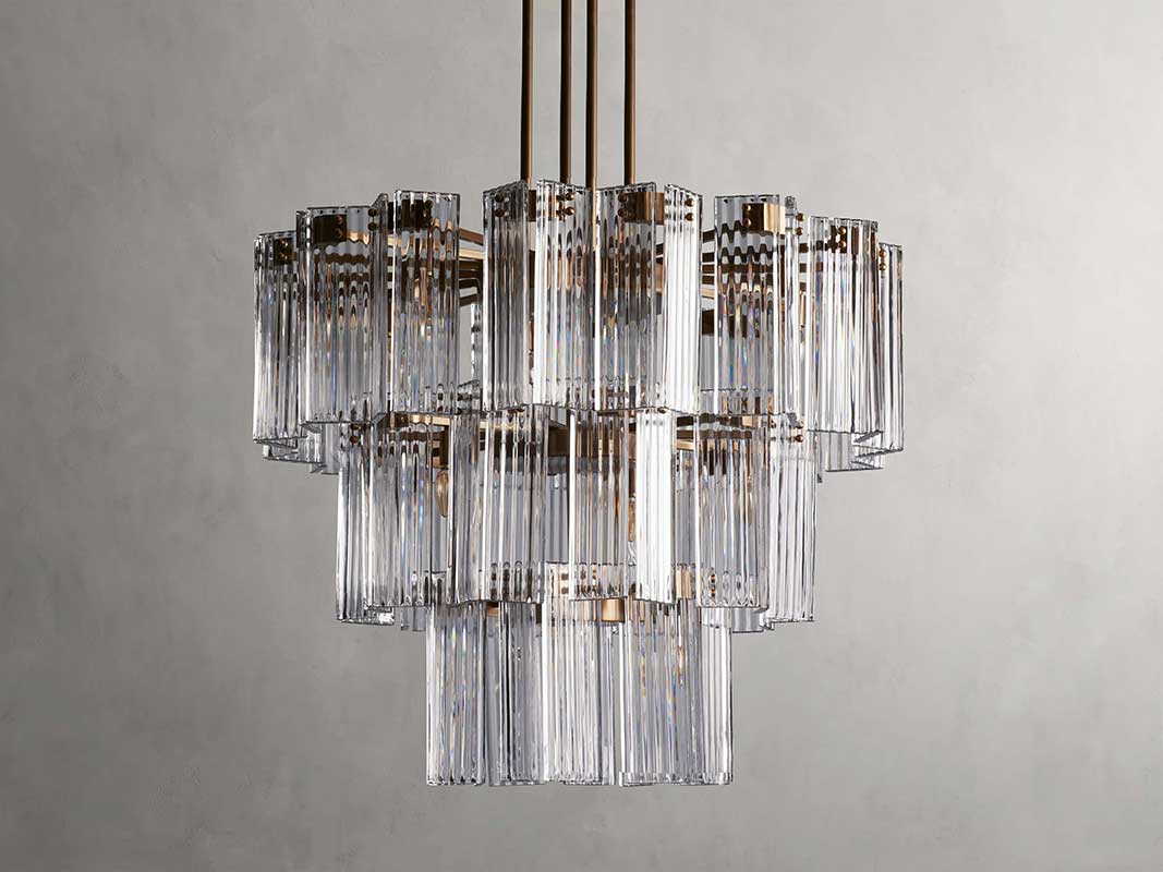 Delsiey Round Chandelier 38" 48" 60"