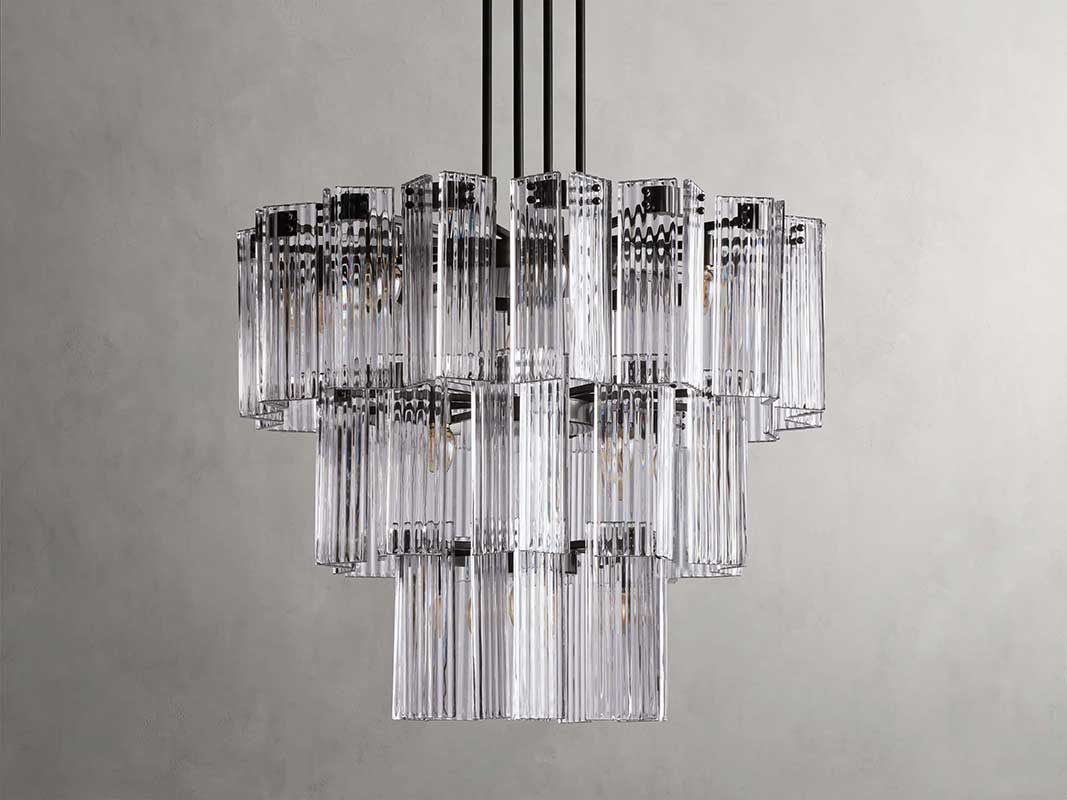 Delsiey Round Chandelier 38" 48" 60"