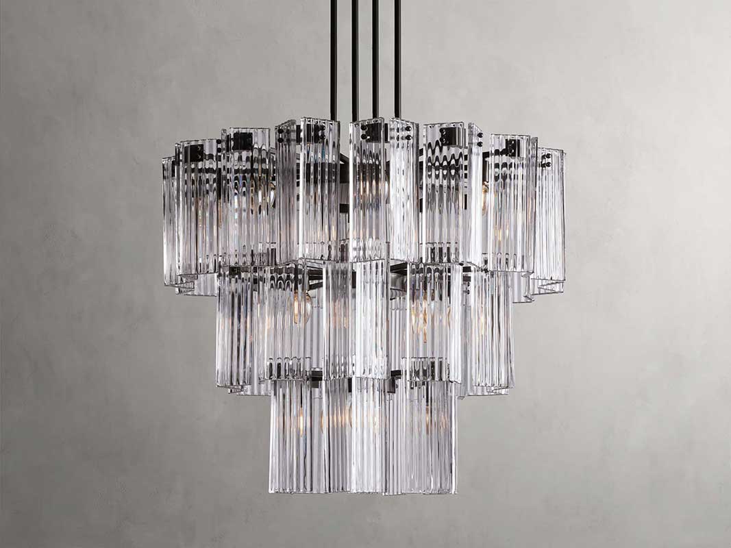 Delsiey Round Chandelier 38" 48" 60"