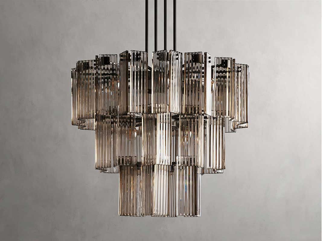 Delsiey Round Chandelier 38" 48" 60"