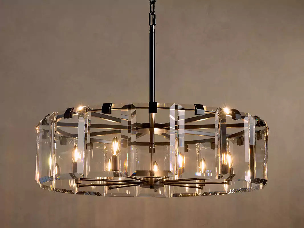 Amayar Crystal Round Chandelier 30" 38" 48"