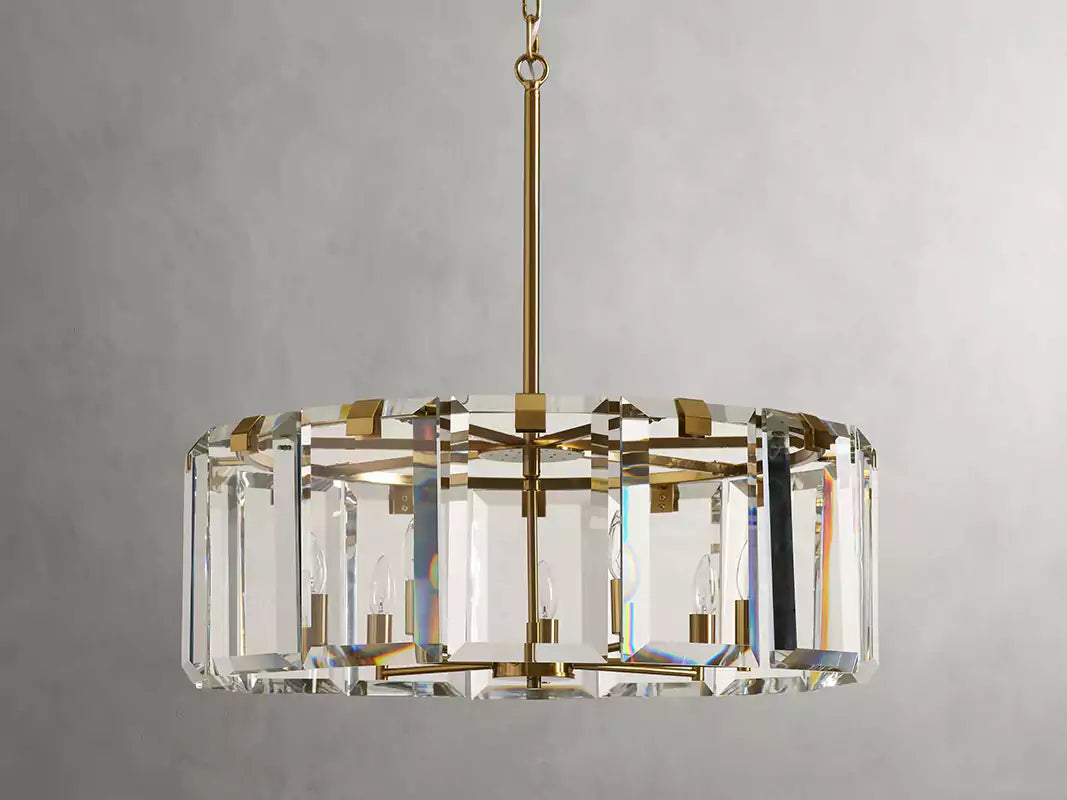 Amayar Crystal Round Chandelier 30" 38" 48"