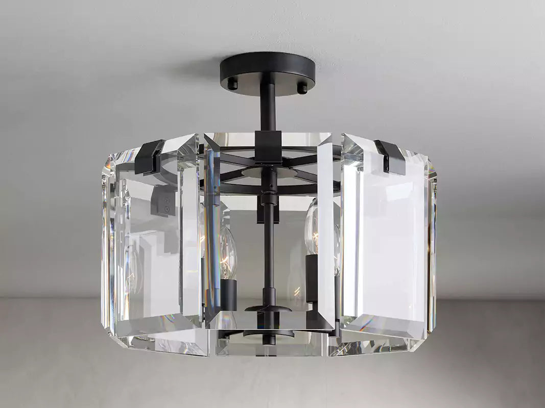 Amayar Crystal 4-Light Flush Mount