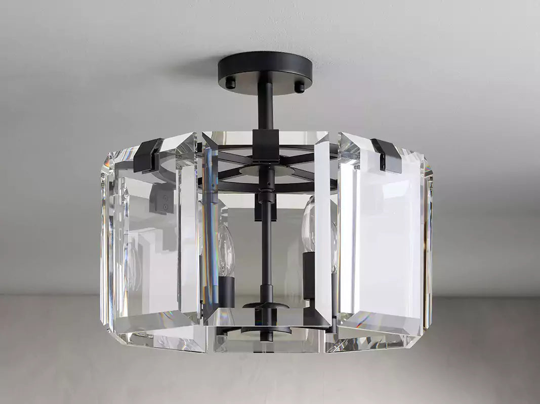 Amayar Crystal 4-Light Flush Mount