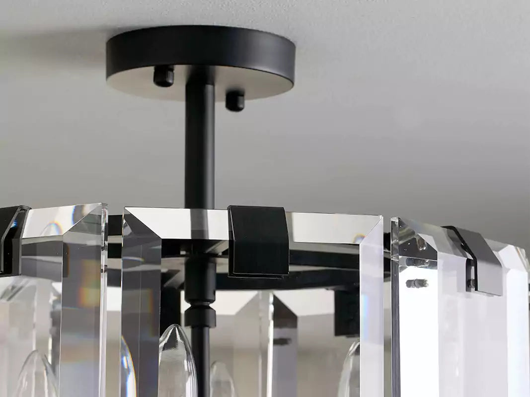 Amayar Crystal 4-Light Flush Mount