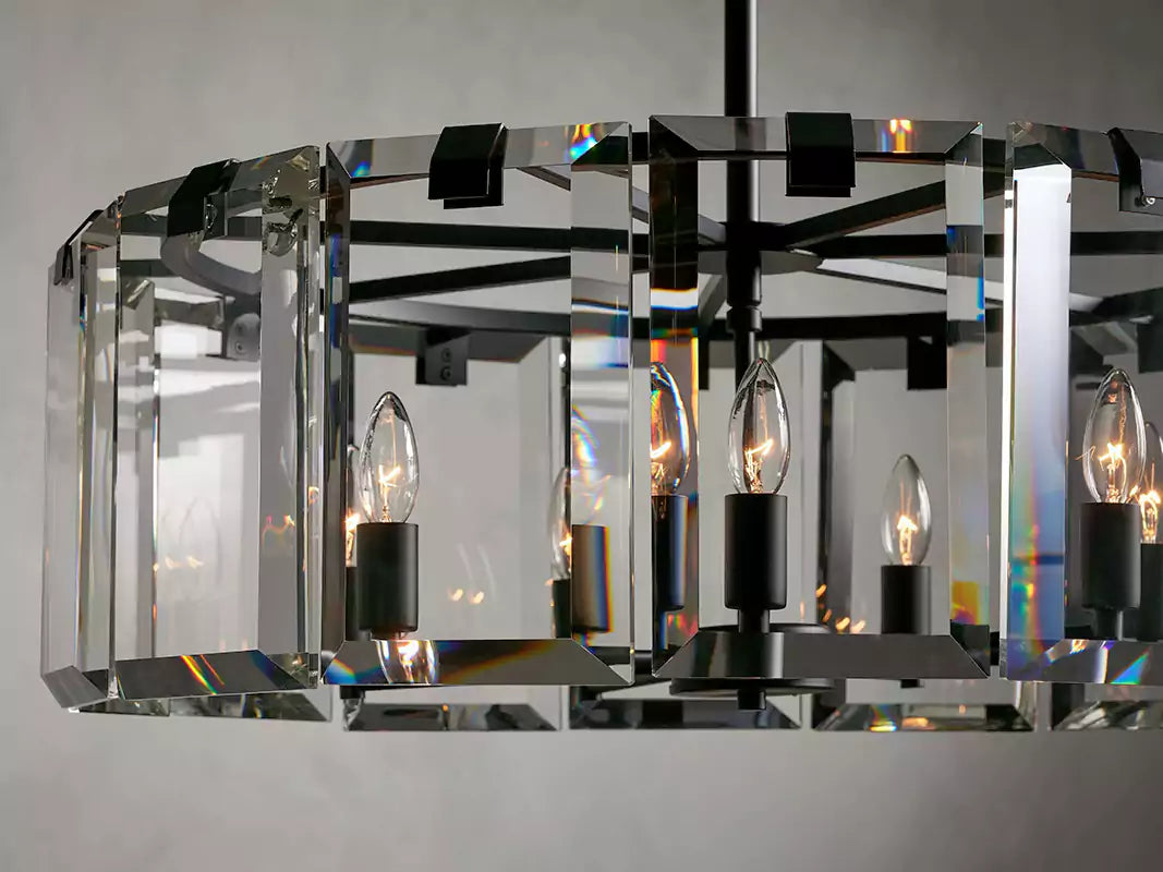 Amayar Crystal Round Chandelier 30" 38" 48"