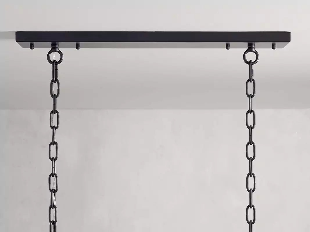 Amayar Crystal Rectangular Chandelier 40" 53"