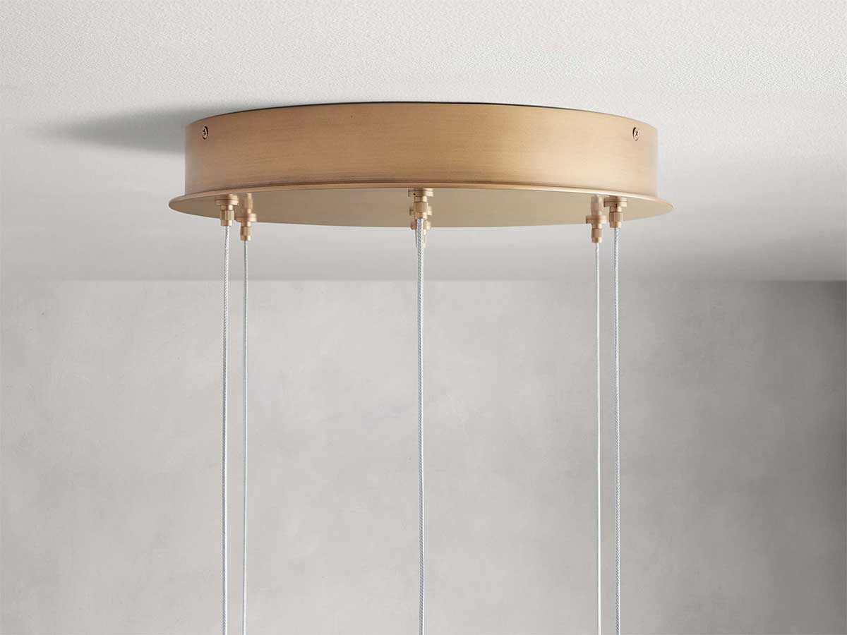 Arican Alabaster Round Chandelier