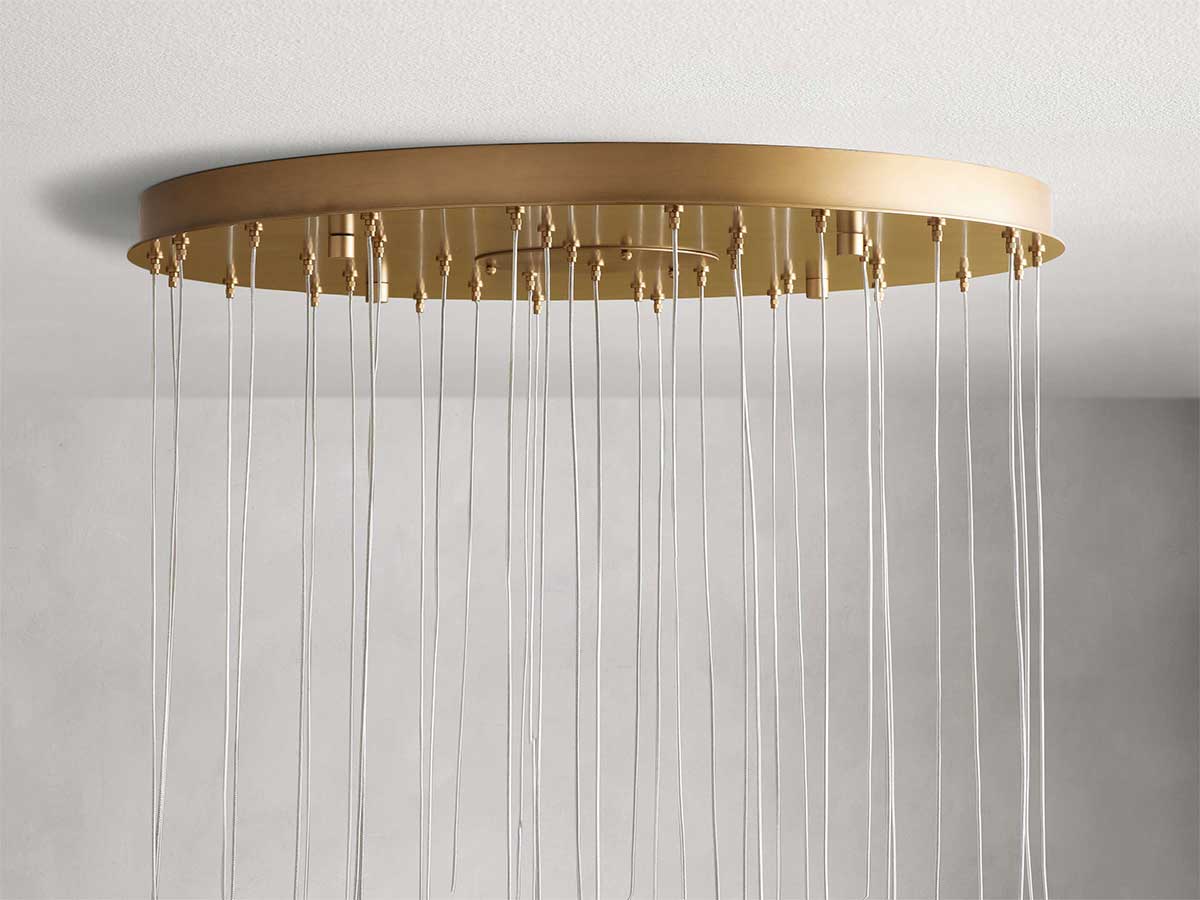 Arican Alabaster Round Chandelier