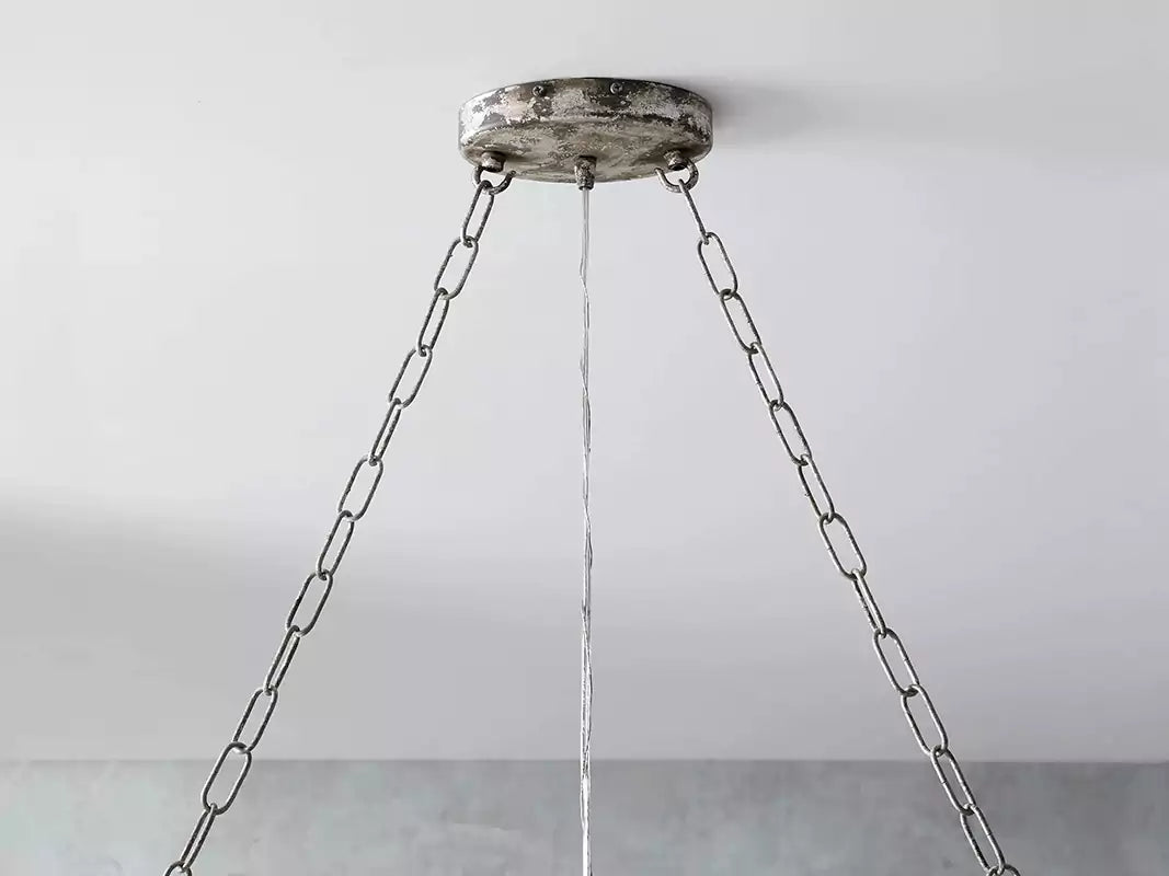 Aubreya Crystal Ball Rectangular Chandelier 47" 60"