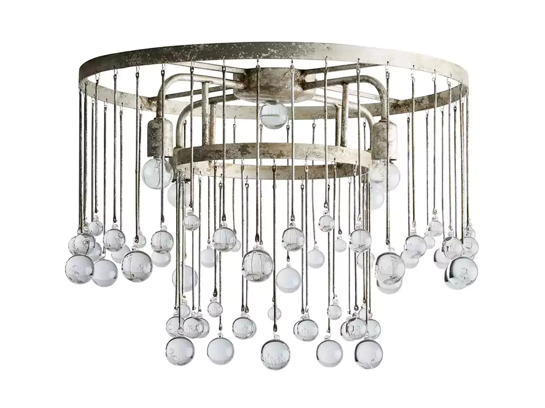 Aubreya Crystal Ball Flush Mount Light
