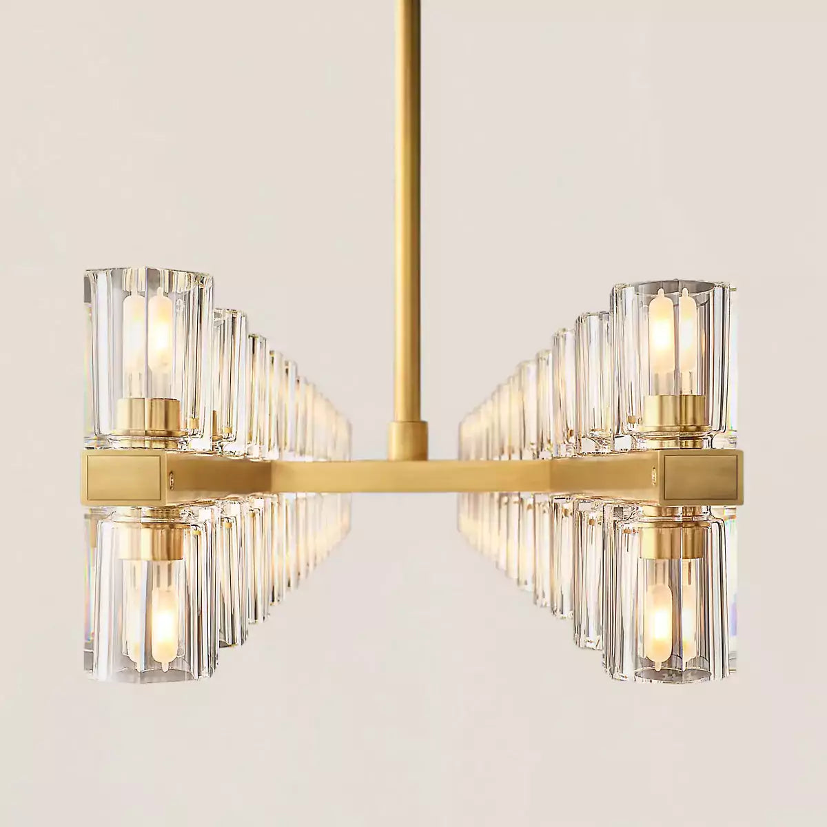 Arcachona LED Rectangular Chandelier 54"