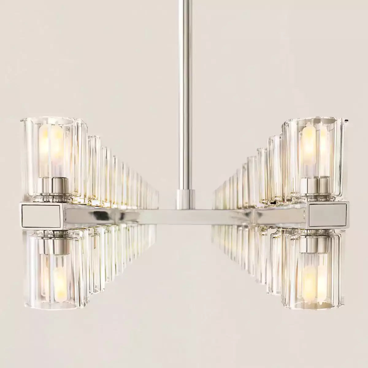 Arcachona LED Rectangular Chandelier 54"