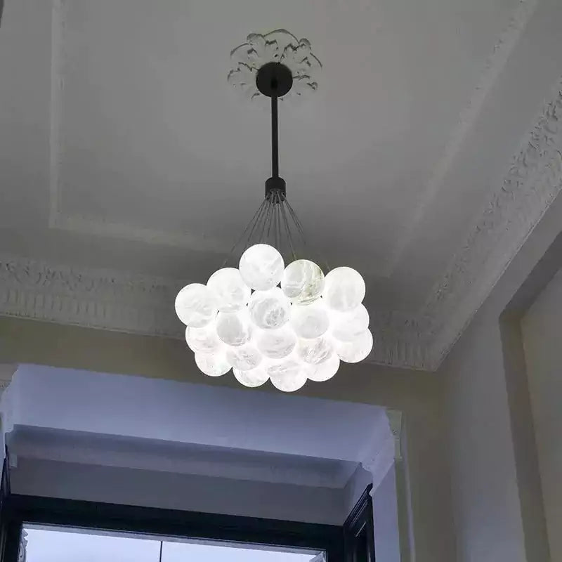 Alabaster Global Ceiling Pendant