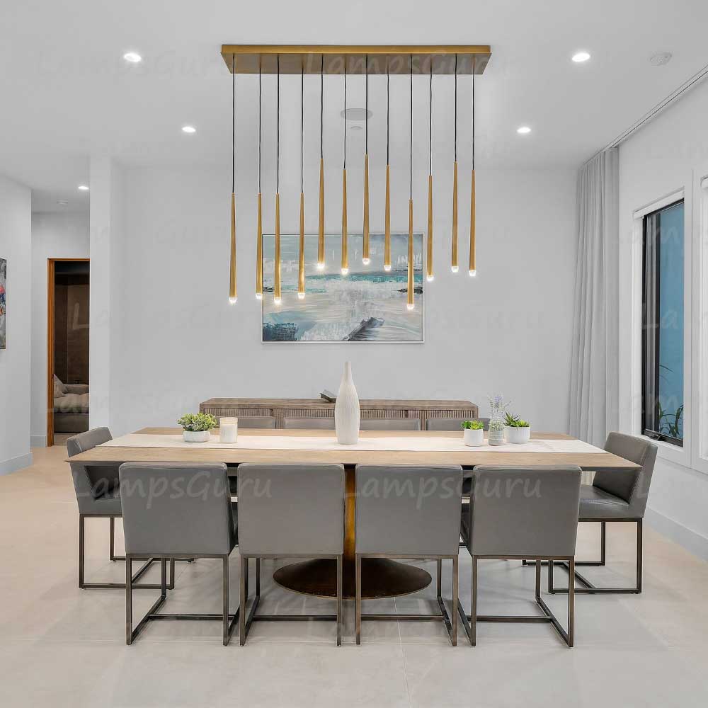 LG Aquita Linear Chandelier 60"