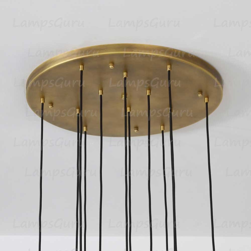Aquitainey Round Chandelier 24"