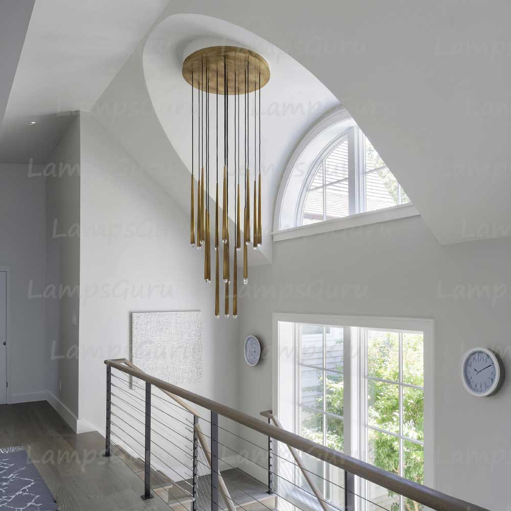 Aquitainey Round Chandelier 30"