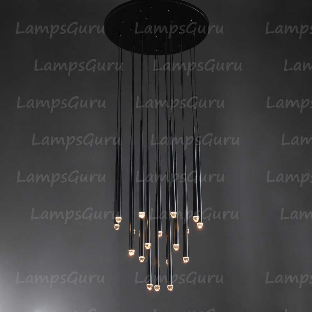 Aquitainey Round Chandelier 30"