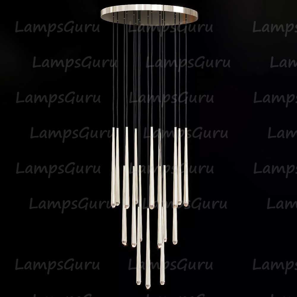 Aquitainey Round Chandelier 30"