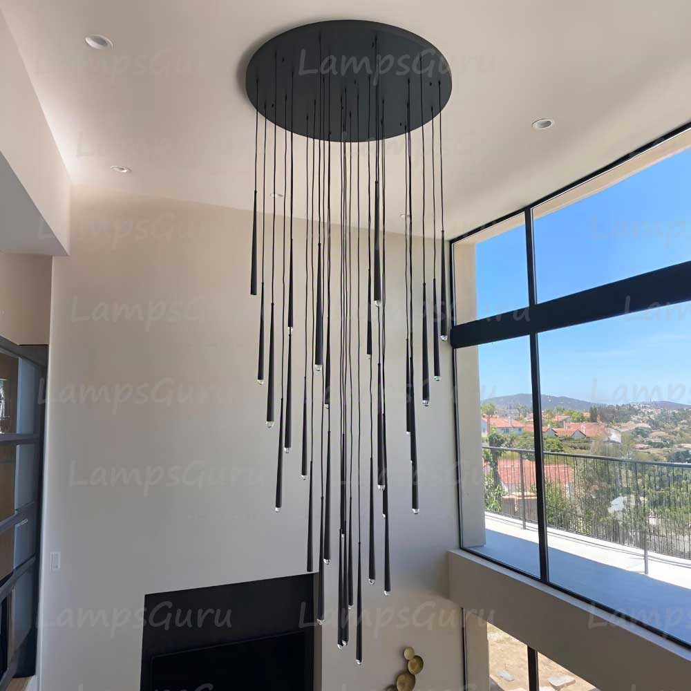 LG Aquita Round Chandelier 48"