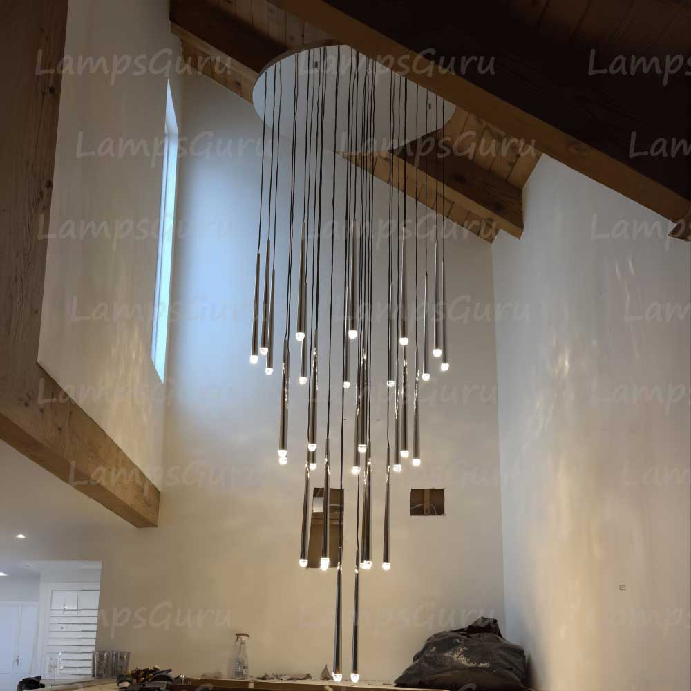 LG Aquita Round Chandelier 48"